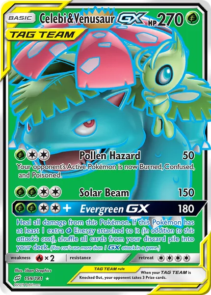 Celebi & Venusaur-GX 159/181 [Holo Ultra]