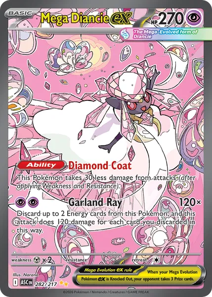 Mega Diancie ex 282/217 [Holo SIR]
