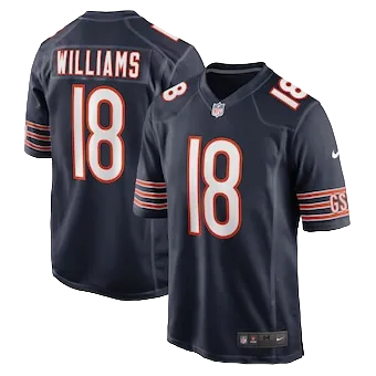 Men's Chicago Bears Caleb Williams Nike Navy 2024 NFL Draft First Round Pick Player Game Jersey