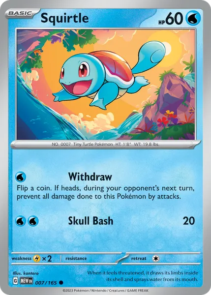 Squirtle 007/165