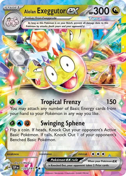 Alolan Exeggutor ex 133/191 [Holo]