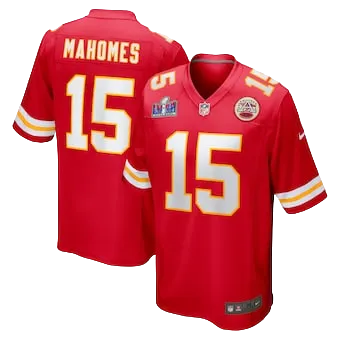 Men's Kansas City Chiefs Patrick Mahomes Nike Red Super Bowl LVIII Game Jersey