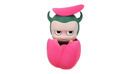 Labubu Flower Elves Series Tulip Figure