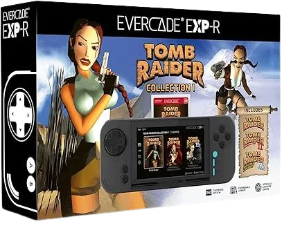 Evercade EXP-R Retro Gaming Handheld Console with Tomb Raider
