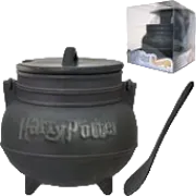 Harry Potter Black Cauldron Ceramic Soup Mug with Spoon
