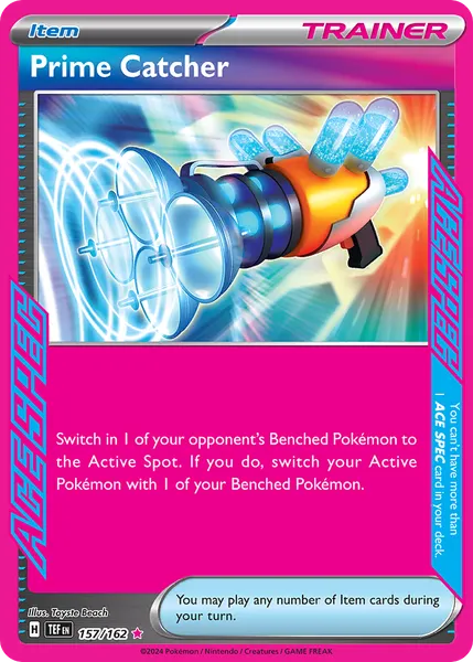 Prime Catcher 157/162 [Play Pokémon Stamp Holo ACE SPEC]
