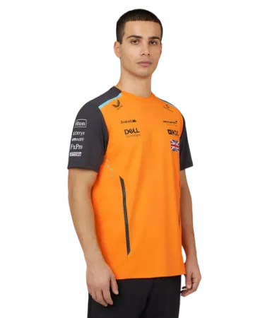 Mens Official Teamwear Set Up T-Shirt Lando Norris Formula 1