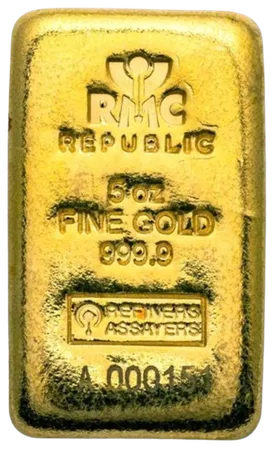 5 oz Gold Bar - Secondary Market