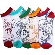 Sailor Moon Ankle Sock 5-Pair Set