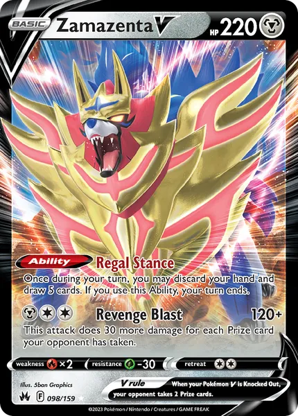 Zamazenta V 098/159 [Holo]