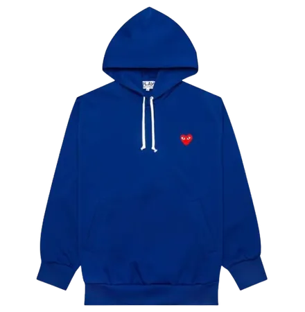 PLAY Play Red Heart Hoodie Navy