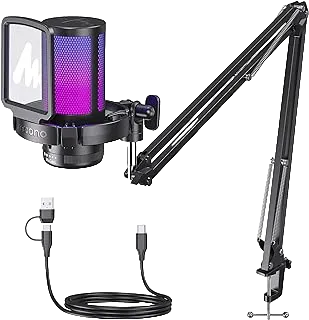 Gaming USB Microphone with Noise Cancellation