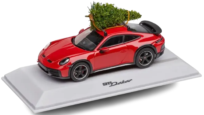 Porsche 911 Dakar (992) with Christmas tree – Christmas