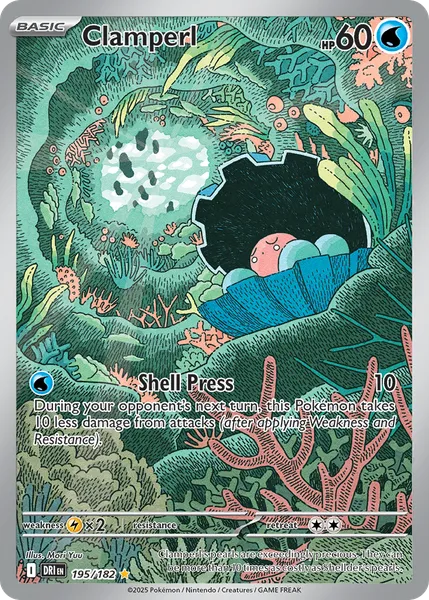 Clamperl 195/182 [Holo IR]