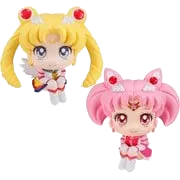 Pretty Guardian Sailor Moon Cosmos The Movie Eternal Sailor Moon and Sailor Chibi Moon Set with Gift