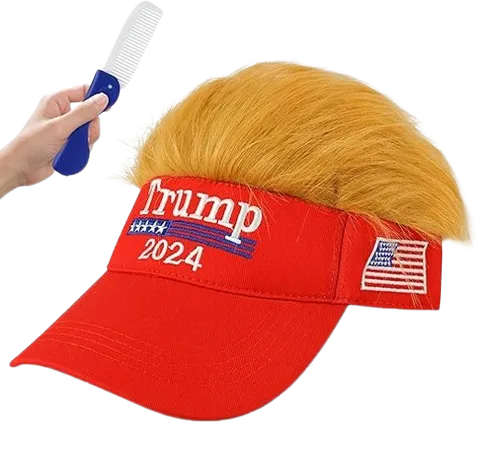 Trump Hat 2024 with Hair