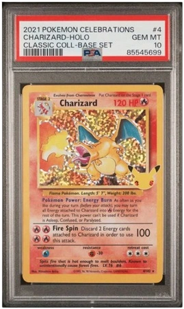 PSA 10 Charizard 4/102 (25th Anniversary)