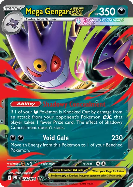 Mega Gengar ex 056/094 [Holo]