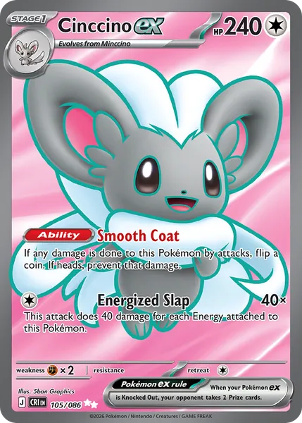 Cinccino ex 105/086 [Holo Ultra]