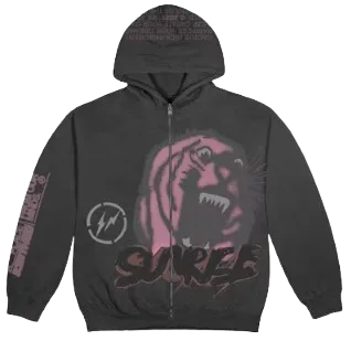 Travis Scott Cactus Jack For Fragment Sunrise Zip Up Hoodie