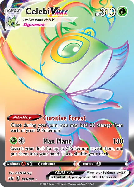 Celebi VMAX 199/198 [Holo Rainbow]