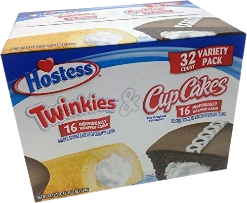 Hostess Twinkies & Cupcakes (16 Twinkies & 16 Cupcakes)