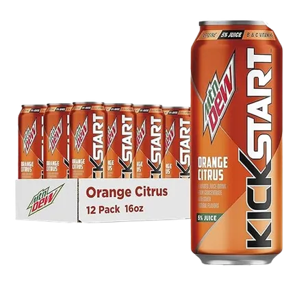 Mountain Dew Kickstart Orange Citrus Pack of 12