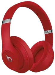 Beats Studio3 Wireless Noise Cancelling Over-Ear Headphones Red