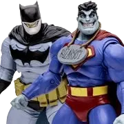 DC Multiverse Bizarro and Batzarro 7-Inch Scale Action Figure 2-Pack