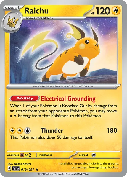 Raichu 019/091 [Holo]