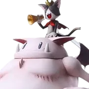 Final Fantasy VII Cait Sith and Fat Moogle Bring Arts Action Figures