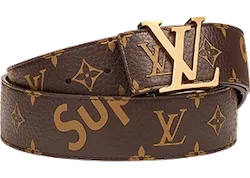Initiales Belt 40 MM Monogram Brown Gold