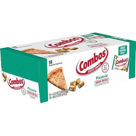 Combos Pizzeria Pretzel Baked Snacks (Pack of 18)
