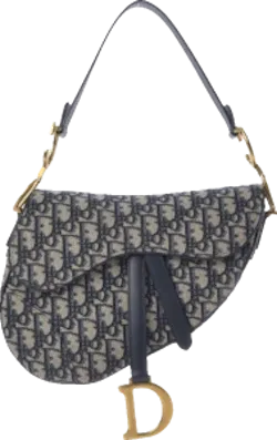 Oblique Saddle Bag Blue