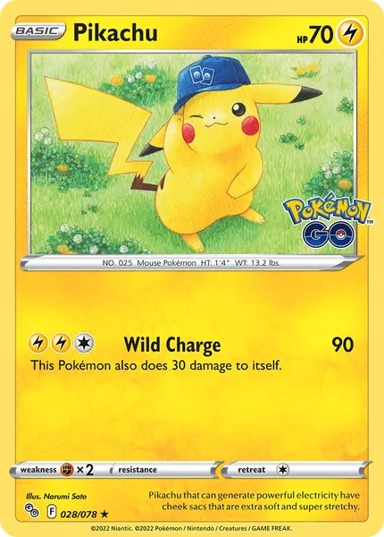 Pikachu 028/078 [Holo]