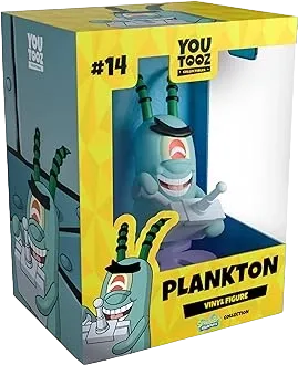 Youtooz Plankton 4.4" Inch Vinyl Figure, Official Licensed Plankton...