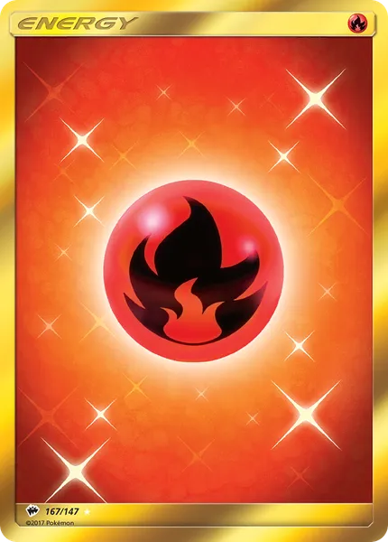 Fire Energy 167/147 [Holo Secret]