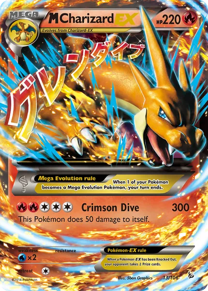 M Charizard-EX 13/106 [Jumbo]