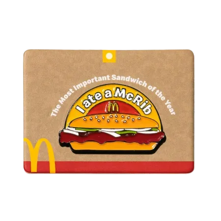 'I Ate A McRib' Enamel Pin
