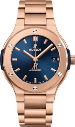 Classic Fusion Blue King Gold Bracelete