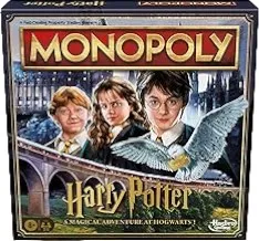 Monopoly HARRY POTTER Edition Board Game | A Magical Adventure at Hogwarts | Ages 8 and Up | 2 to 6 Players | Family Games | Gifts for Kids and Adults