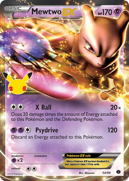 Mewtwo-EX 54 [Holo Classic]