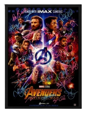 Avengers: Infinity War - Signed Poster