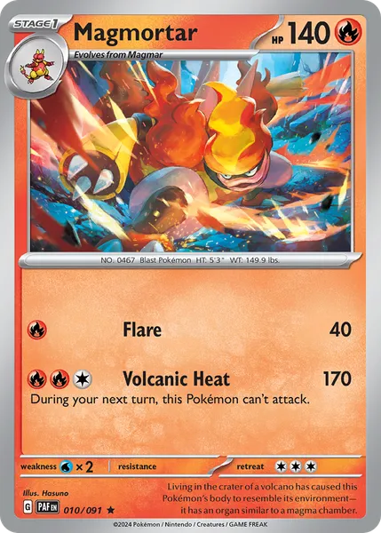 Magmortar 010/091 [Holo]