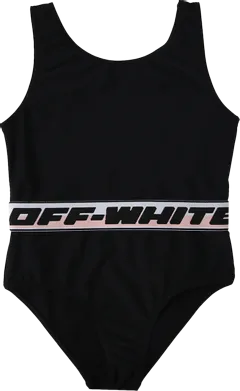 Off-White Kids Logo Band Swimsuit 'Black'