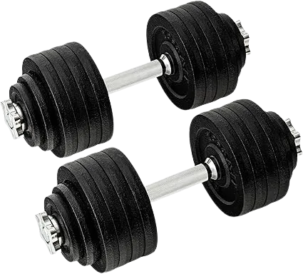 Adjustable Dumbbell Set with Weight Plates