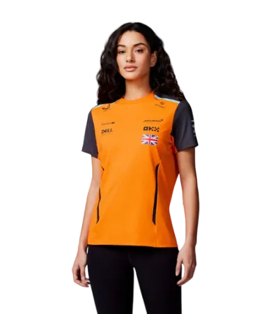 Womens Official Teamwear Set Up T-Shirt Lando Norris Formula 1
