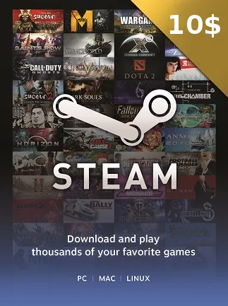 Steam Gift Card 10 USD - Steam Key