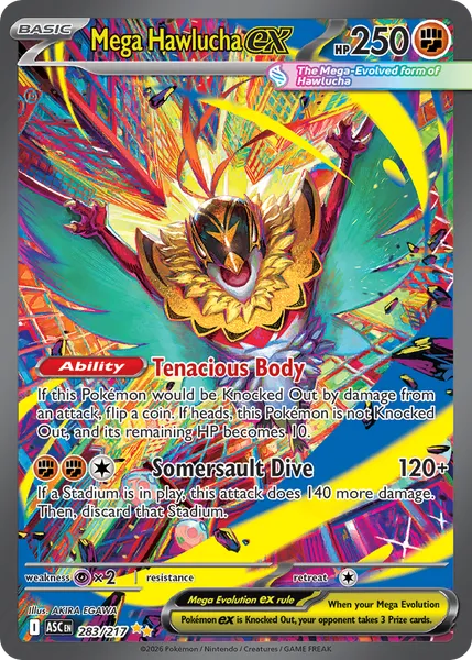 Mega Hawlucha ex 283/217 [Holo SIR]