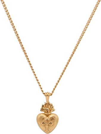 Small Sacred Heart Necklace